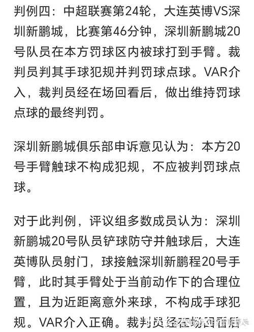 第12期裁判评议结果公布：英博点球申诉不成立